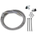 Drag Specialties 1741-2659 +6" Extended Length Stainless Steel Brake Line Kit