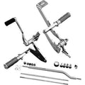 Drag Specialties DS-243485 Chrome Forward Control Kit With Pegs for Fxr 82-00