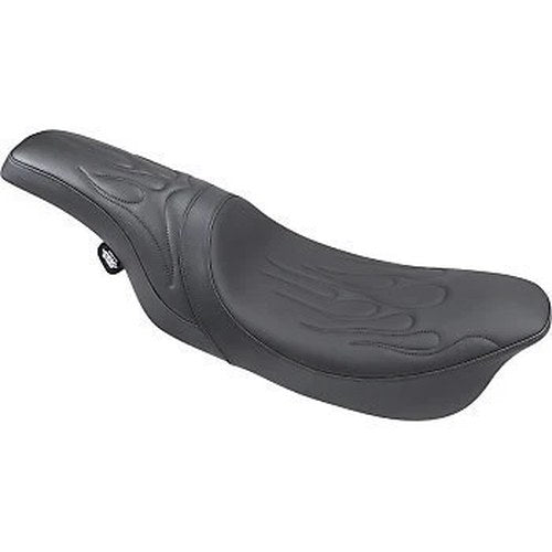 Drag Specialties Flame Stitch Predator 2-Up Seat for 97-07 Road King