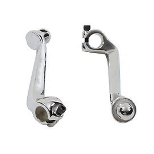 Chrome Splined Driver Foot Peg Support for Harley XL Sportster 52-74