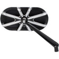 Arlen Ness Right Side Black 10-Gauge Caged Series Mirror for Harley (SOLD Each)