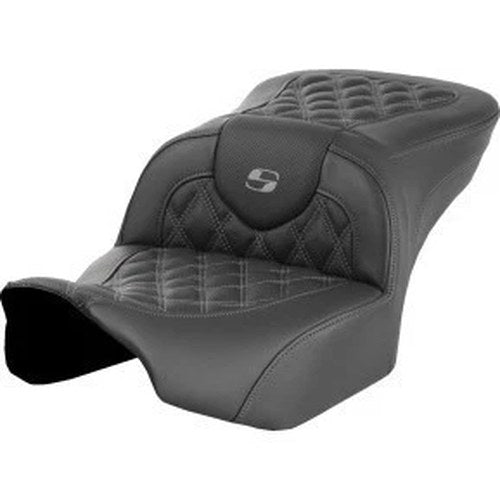 Saddlemen 823-07-18202 Roadsofa™ Gray Lattice Stitch Seat- FLTR/FLHX '23-'24