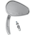 Drag Specialties Chrome Billet Teardrop Mirror Sold Each for Harley Right Side