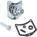 Drag Specialties Chrome Solenoid End Cover/Starter Button for 1.5 & 1.8kW Offset