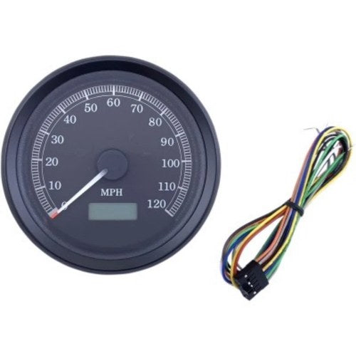 Drag Specialties 3-3/8" Programmable Electronic Speedometer Mph Custom Use