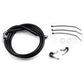 Drag Specialties 1741-2559 Extended Length Black Vinyl Front Brake Line Kit+6"