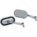 Kuryakyn 1765 Chrome & Black Heavy Industry Mirrors for all Harley Models 65-24