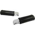 Drag Specialties 1620-1849 Black Rubber Passenger Foot Pegs for M8 Softail 18-24