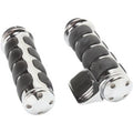 Kuryakyn 6343 Iso Hand Grips Chrome w/Contoured Boss for Harley Electronic Tbw