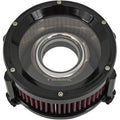 Trask Gloss Black Assault Charge High-Flow Cleaner Kit for Twin Cam