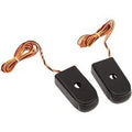 Alloy Art SSL-LG-2B Fender Strut LED Marker Lights- Smoke/Red Black Fxlr