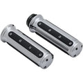 Kuryakyn 6122 Chrome Heavy Industry Hand Grips for Harley Electronic Throttle