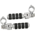 Kuryakyn 8032 Chrome 1-1/4" Highway Bar Clamps with Small Iso Foot Pegs
