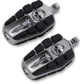 Kuryakyn 4470 Chrome Zombie Skull Foot Pegs for Harley Male Mount