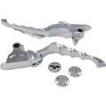 Kuryakyn 1058 Chrome Zombie Clutch & Brake Levers Set for 08-13 Harley Touring