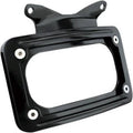 Kuryakyn 3147 Black Curved License Plate Mount & Frame for 10-21 FLHX/FLTRX