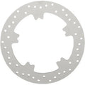 Polished Stainless Steel Drilled Front Brake Rotor for 06-10 Fxd & Other Models