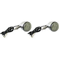 Custom Dynamics Chrome Smoke Universal LED Bullet Bezel Turn Signals