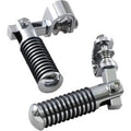 Drag Specialties DS-253300 Clamp Mount Footpegs for 1-1/4" Highway Bar
