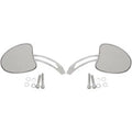 Drag Specialties 0640-1098 Chrome Touring Mirror with Long Slotted Stem