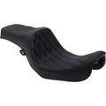 Drag Specialties 0803-0602 Predator Iii Seat Black Double Diamond Stitch