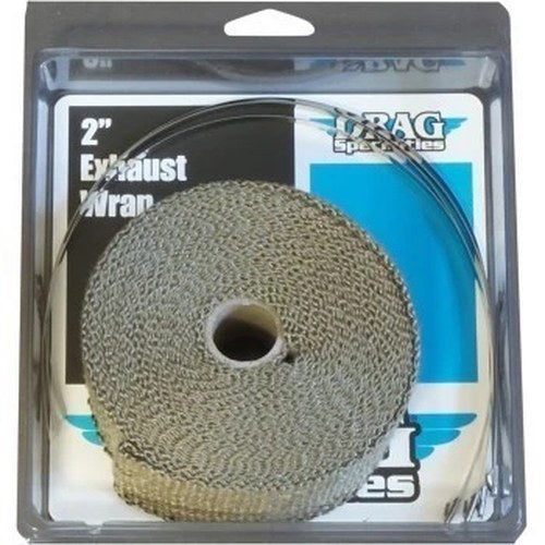 Drag Specialties 1861-1112 Bronze Color Woven Basalt Exhaust Wrap Kit 2" x 25'