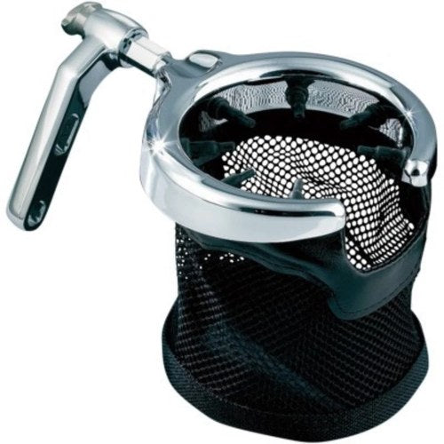 Kuryakyn 1462 Chrome Drink / Cup Holder Basket Style