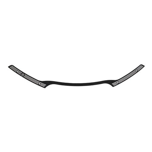 Klock Werks Black Contrast Flare Series Windshield Trim for 15-23 Road Glide