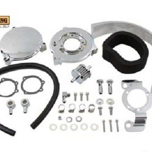 Chrome Wyatt Gatling New Era Round Air Cleaner Kit Harley Sportster 91-20