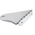 V-Twin 31-0634 Chrome Tail Lamp License Plate Bracket Side Mount