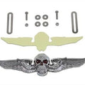 V-Twin 42-1530 Skull Wing License Plate Ornament