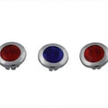 V-Twin 39-0114 Three Light Dash Panel Lens Set