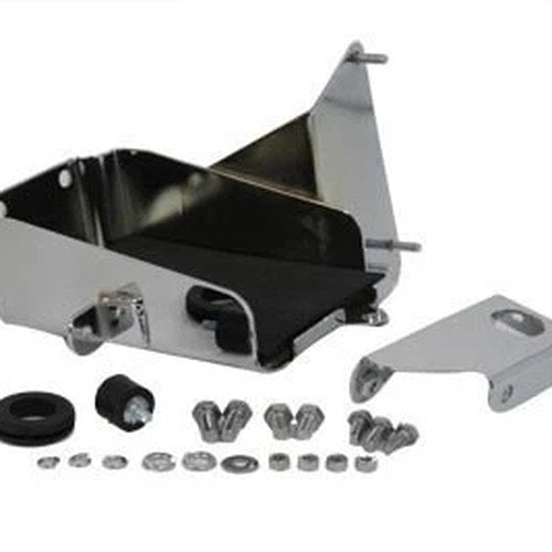 V-Twin 42-9914 Xlh Battery Carrier Kit Chrome