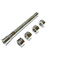 V-Twin 44-0006 Chrome Front Axle Kit