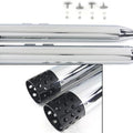 V-Twin 30-3383 Muffler Set with Black Shooter Style Ends