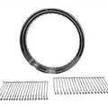 V-Twin 52-0301 19" X 2.50" Wheel Rim and Spoke Kit Chrome