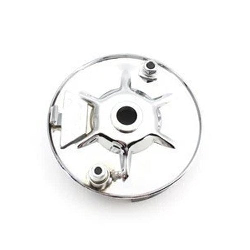 V-Twin 22-0708 Rear Mechanical Brake Backing Plate Kit Chrome