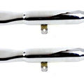 V-Twin 30-1877 Mini Fishtail Muffler Set Chrome
