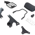 V-Twin 50-0027 Gloss Black Sissy Bar and Rack