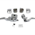 V-Twin 22-0821 Smooth Contour Handlebar Control Kit Chrome