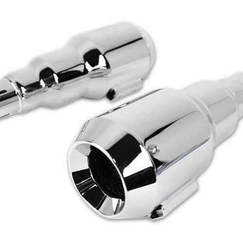 V-Twin 30-0073 Grenade Muffler Set Chrome