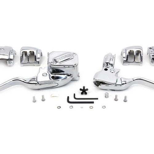 V-Twin 22-0602 Handlebar Control Kit Chrome