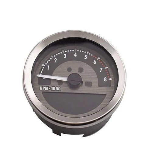 V-Twin 39-0012 4" Electronic Speedometer Assembly Black