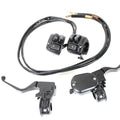 V-Twin 22-1525 Handlebar Control Kit with Switches Black
