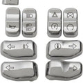 Drag Specialties 0610-0807 Chrome Switch Button Covers Caps for Touring 14-23