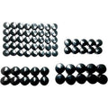 Drag Specialties 2404-0985 Black Bolt Cover Kit for M8 17-23 Motor / Engine Only