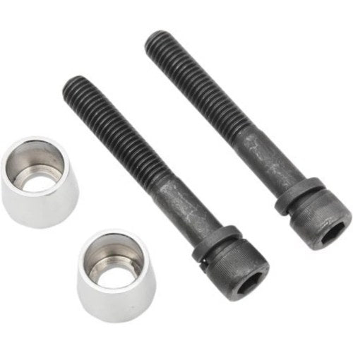 LA Choppers LA-7412-02 Chrome Cone Riser Bolt Kit for 1/2"-13 Coarse Harley
