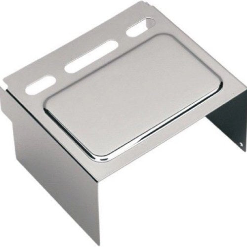 V-Twin 42-0714 Chrome Embossed Battery Cover Harley 82-99 Sportster 91-96 Fxd