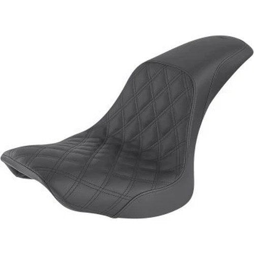 Saddlemen 806-23-149 Black Profiler Lattice Stitch Seat for Harley 06-17 Flstc