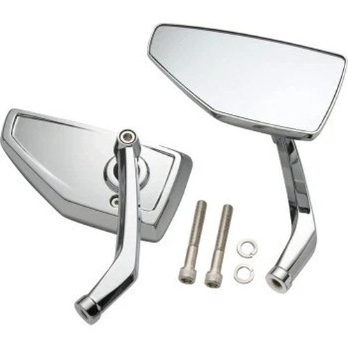 Ciro 55000 Chrome Chicane Mirrors for Harley
